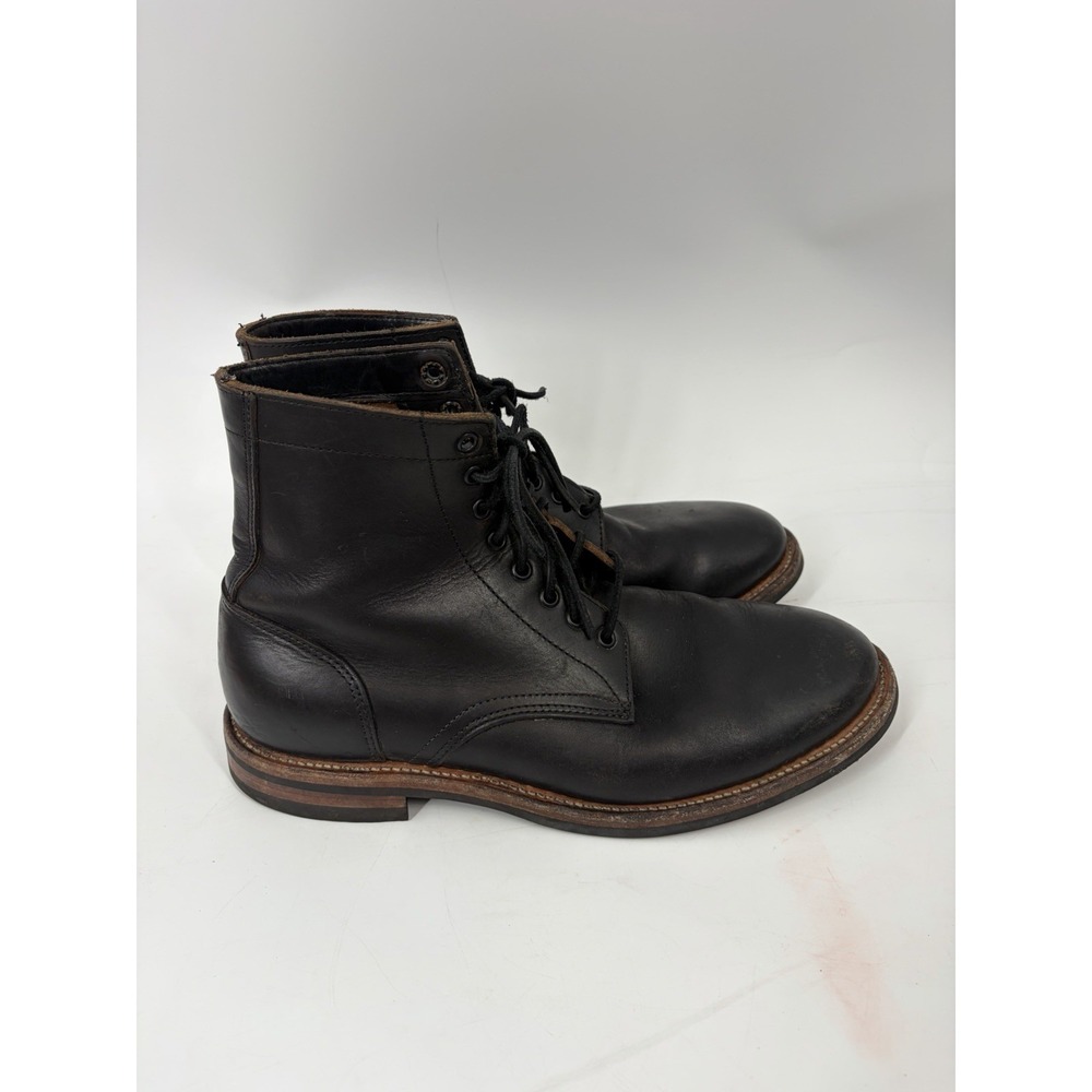 Oak Street Bootmakers Leather Trench Boots Size 11 D Natural Dainite Soles USA